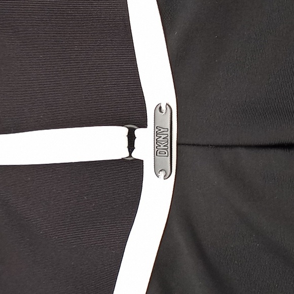 DKNY T-Back One-Piece Swimsuit Black XS - Picture 11 of 14